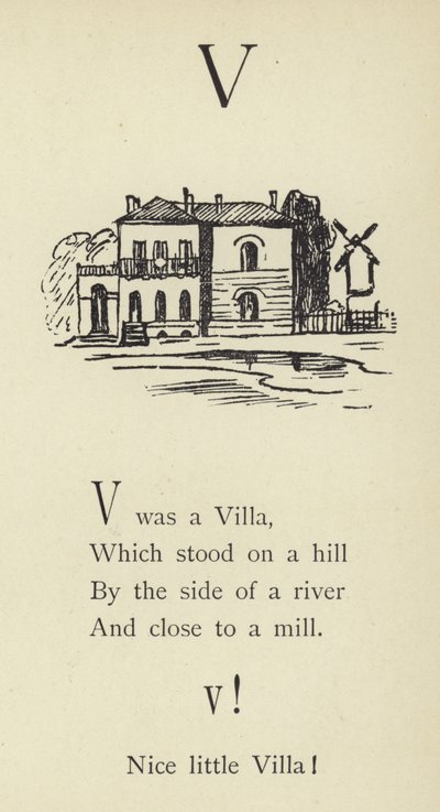 The Letter V by Edward Lear